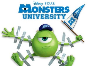 'Monsters University' UK poster
