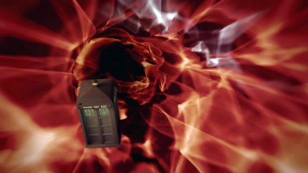 The TARDIS in Doctor Who S07E04: 'Hide'