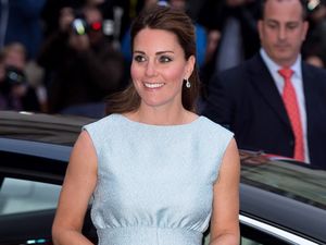 Duchess of Cambridge, Kate Middleton, National Portrait Gallery, baby bump, Emilia Wickstead dress, Jon Snow