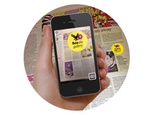The Independent augmented reality app in action