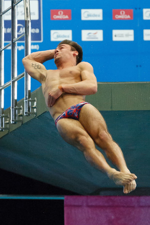Tom Daley, Men's 10m Platform during the FINA Diving World Series at the Royal Commonwealth
