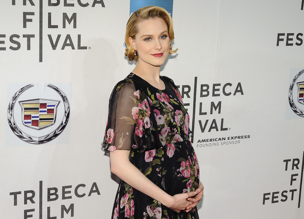 Evan Rachel Wood, 2013 Tribeca Film Festival, 'A Case of You' premiere, pregnant, baby bump, floral dress