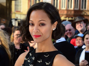 Zoe Saldana arriving for the premiere of Star Trek Into Darkness at the Empire Leicester Square, London.
