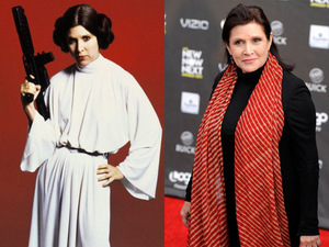 Carrie Fisher: Then & Now