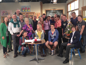 Neighbours cast and crew gather for Sachin Joab's farewell