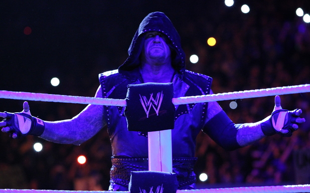 The Undertaker at WWE Raw at The O2 in London