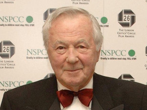 Bryan Forbes CBE wins the Dilys Powell Award for Outstanding Contribution to Cinema at the London Film Critics Circle Awards in February 2006