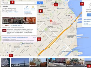 Alleged screenshot of the new Google Maps