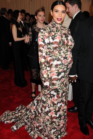 Kim Kardashian, Met Ball 2013, RICCARDO TISCI, floral dress, Punk: Chaos To Couture exhibition, Metropolitan Museum of Art, New York 