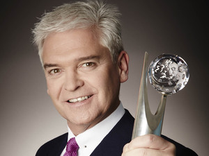 Phillip Schofield with a British Soap Award