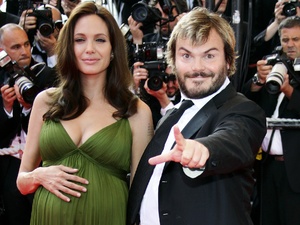 Angelina Jolie and Jack Black  at Cannes 2008