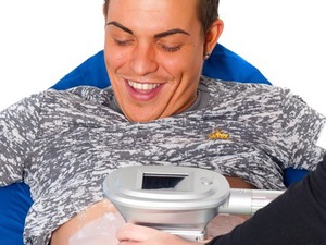 TOWIE's Bobby Norris gets Lipoglaze treatment