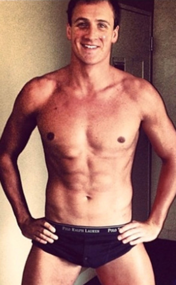 Ryan Lochte, instagram, shirtless, pants