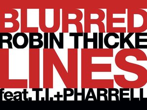 Robin Thicke 'Blurred Lines' artwork
