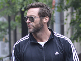 Hugh Jackman, scooter, New York, tracksuit