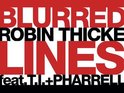 Robin Thicke 'Blurred Lines' artwork
