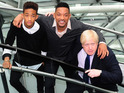 Jayden Smith, Will Smith join London Mayor Boris Johnson to celebrate the achievements of the Mayor's Leadership Clubs