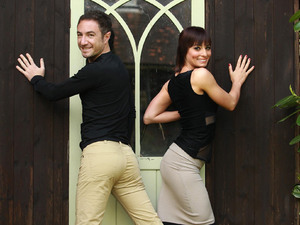 Strictly Come Dancing dancers Vincent Simone and Flavia Cacace are revealed as the winners of the Rear of the Year Award in Guildford
