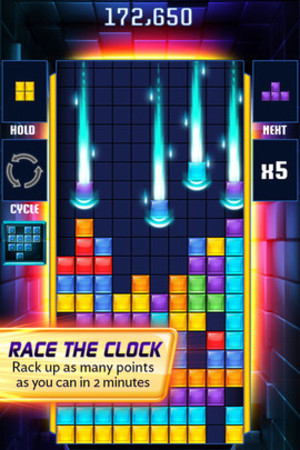 'Tetris Blitz' on iOS
