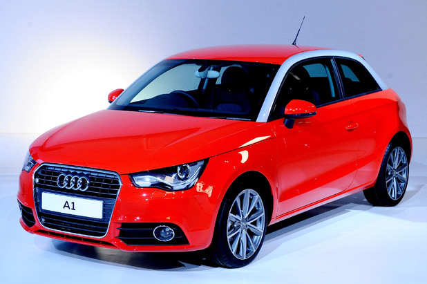 A general view of the new Audi A1 launched in 2010.