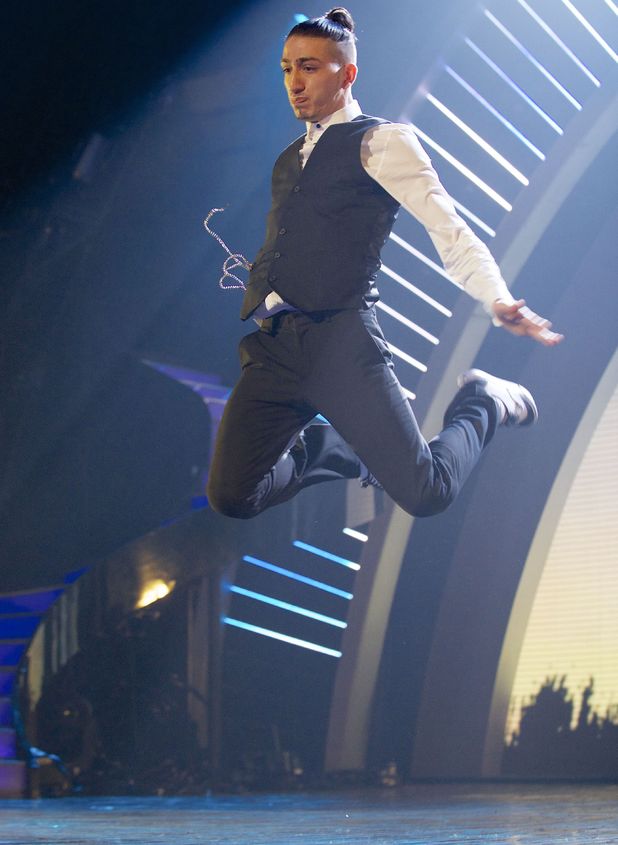 Poppin' Ron performs on the 4th semi-final of Britain's Got Talent