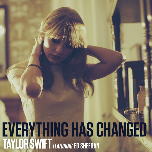 Taylor Swift, Ed Sheeran Everything Has Changed artwork