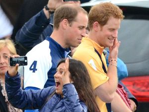 Prince William, Prince Harry, British Royals at Beaufort Polo Club, Gloucestershire, Britain