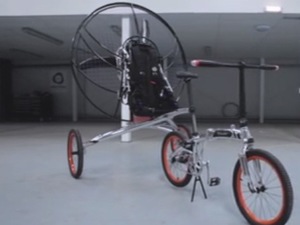 Flying bicycle invented