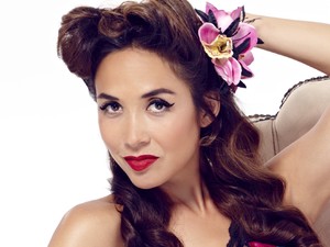 Myleene Klass models her nightwear range for Littlewoods