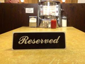 'The Sopranos' diner reserves table used by James Gandolfini