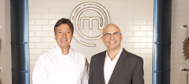 John Torode and Gregg Wallace on Celebrity MasterChef 2013
