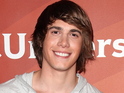 Blake Jenner says returning to the set of Glee has been "positive".