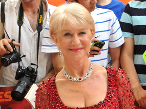 Helen Mirren, Red 2 UK film premiere held at the Empire Cinema in Leicester Square, Jenny Packham dress