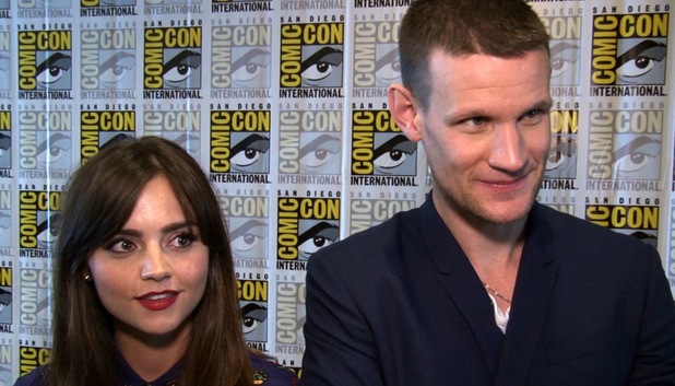 Doctor Who's Matt Smith and Jenna Coleman at Comic Con 2013