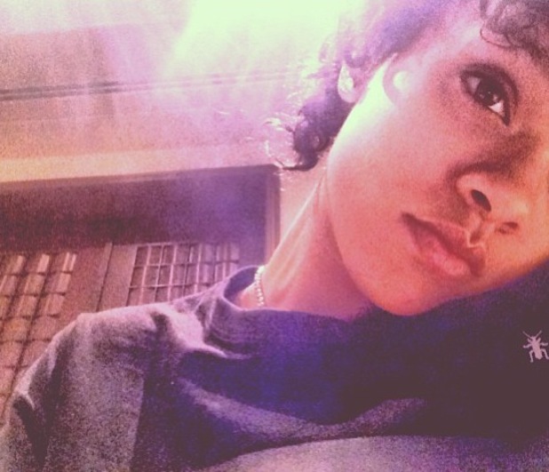 Rihanna shows off her new hair