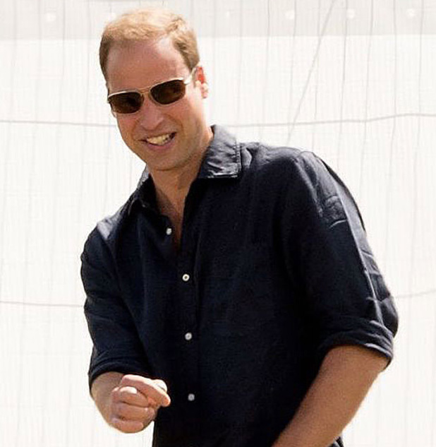 Prince William at the Audi Polo Challenge