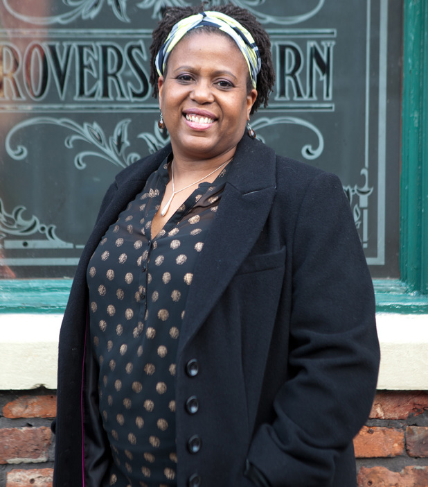 Pamela Nomvete as Mandy Kamara in Coronation Street
