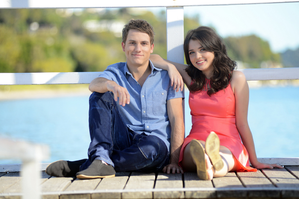 Jake Speer and Philippa Northeast as Oscar and Evelyn MacGuire in Home and Away