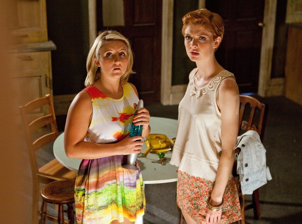 Esther and Tilly are shocked to see their new housemate.