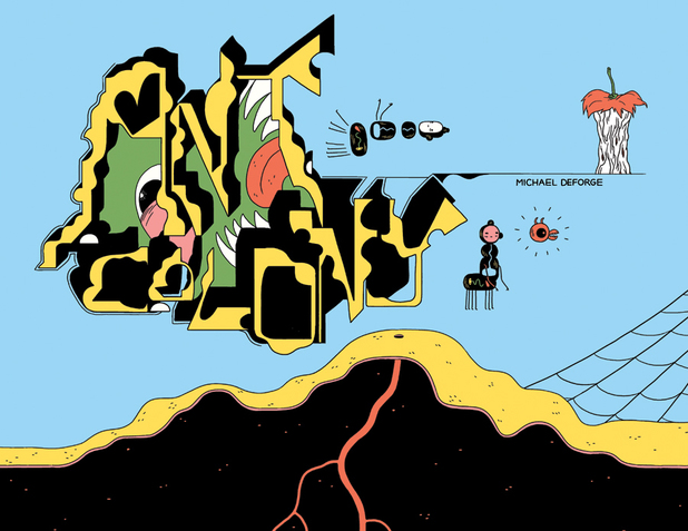 Michael DeForge's 'Ant Comic'