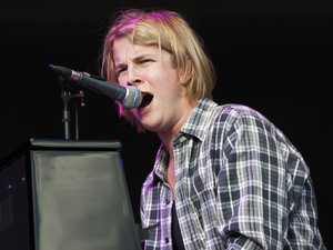 Tom Odell performs live on stage on Day 4 of Bestival 2013