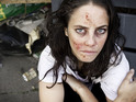 The 21-year-old is raising awareness of homelessness.