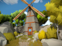 The Witness website contains a cryptic message and pair of screenshots.