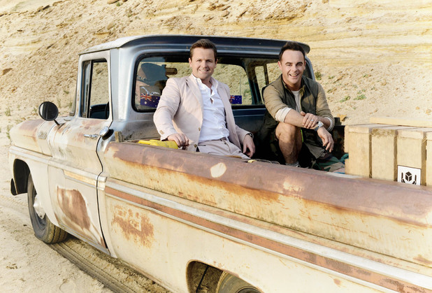 Ant and Dec prepare for the jungle ahead of I'm a Celebrity... Get Me Out of Here! returning to ITV.Ant and Dec have filmed a special promo that will be seen on ITV for the first time on Sunday evening.Ant and Dec are seen arriving in the Australian Outback', and when Dec asks if a limo will be picking them up, Ant tells him, "We don't need a limo Dec. This year it's going to be a lot tougher, we need to live and breathe the outback.""I thought it was only supposed to be tougher for the celebrities," says Dec."When in Rome Declan, when in Rome," says Ant.Dec gets a shock when a tatty pick up truck pulls up and the driver asks if they are Ant and Dick. Dec is quick to correct the mispronunciation of his name.The boys jump on the back of the truck, only to find they are sharing their lift with a hungry crocodile called Gerald.The tongue-in-cheek promo aims to whet viewers' appetites for the fun that is soon to be had when I'm a Celebrity Get Me Out of Here! returns to ITV next month.