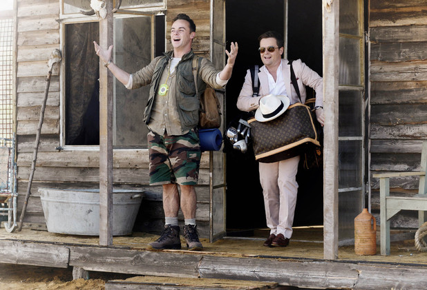 Ant and Dec prepare for the jungle ahead of I'm a Celebrity... Get Me Out of Here! returning to ITV.Ant and Dec have filmed a special promo that will be seen on ITV for the first time on Sunday evening.Ant and Dec are seen arriving in the Australian Outback', and when Dec asks if a limo will be picking them up, Ant tells him, "We don't need a limo Dec. This year it's going to be a lot tougher, we need to live and breathe the outback.""I thought it was only supposed to be tougher for the celebrities," says Dec."When in Rome Declan, when in Rome," says Ant.Dec gets a shock when a tatty pick up truck pulls up and the driver asks if they are Ant and Dick. Dec is quick to correct the mispronunciation of his name.The boys jump on the back of the truck, only to find they are sharing their lift with a hungry crocodile called Gerald.The tongue-in-cheek promo aims to whet viewers' appetites for the fun that is soon to be had when I'm a Celebrity Get Me Out of Here! returns to ITV next month.