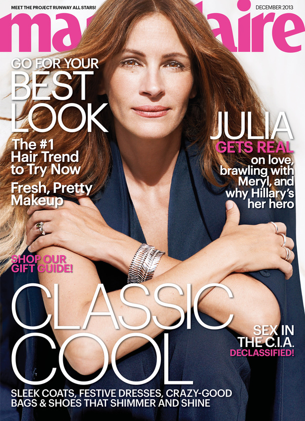 Julia Roberts on the cover of Marie Claire