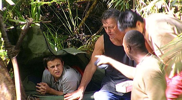 'I'M A CELEBRITY GET ME OUT OF HERE!' TV PROGRAMMERHONA CAMERON WITH NIGEL BENN 30 Aug 2002 