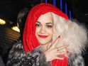 Rita Ora celebrates her 23rd birthday with Calvin Harris at fancy dress party in London.
