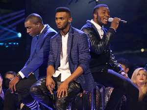 Rough Copy perform for the X Factor semi-finals