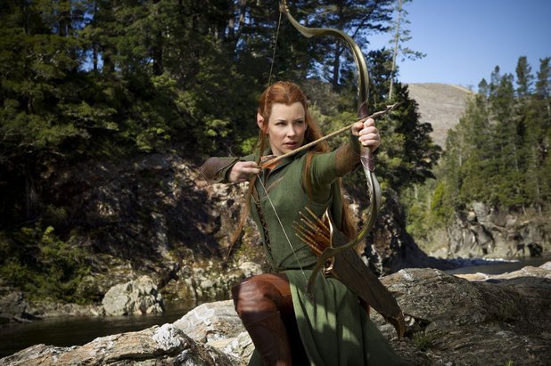 Evangeline Lilly in 'The Hobbit: The Desolation of Smaug'